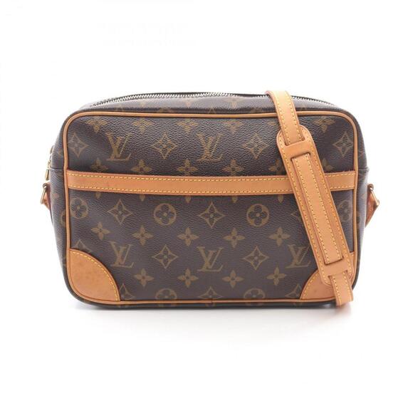 LOUIS VUITTON Brown Monogram Leather Shoulder Bag - Picture 1 of 12